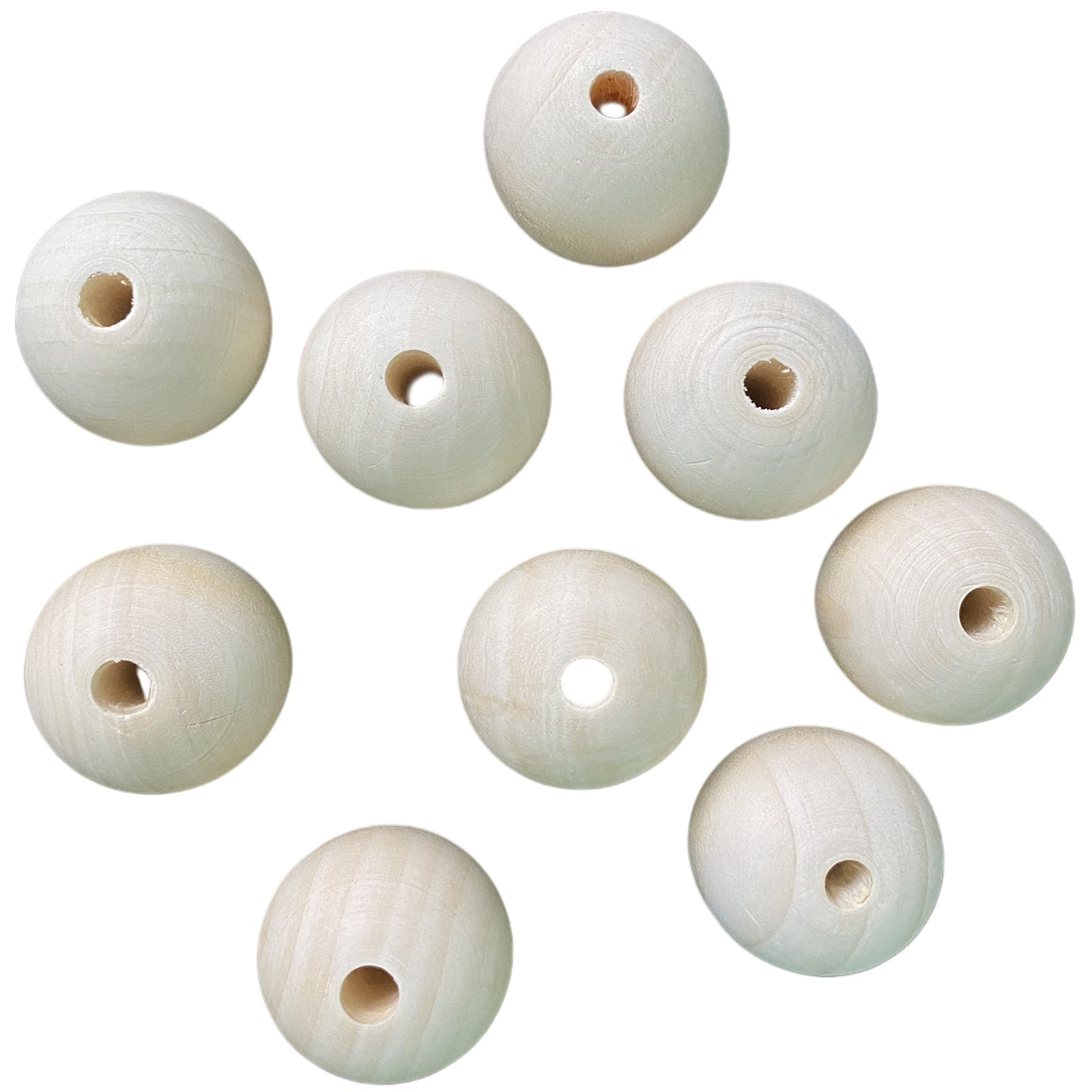 Wooden Beads with Hole – MIOUMEI